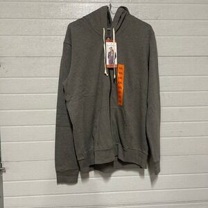 Alternative Apparel Men's Charcoal Gray Hoodie Pullover Sweatshirt XXL